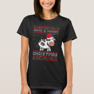 Camiseta Tener un Navidad de Mooey en la región ganadera de