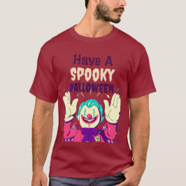 Camiseta Tener una Halloween espeluznante con una imagen de