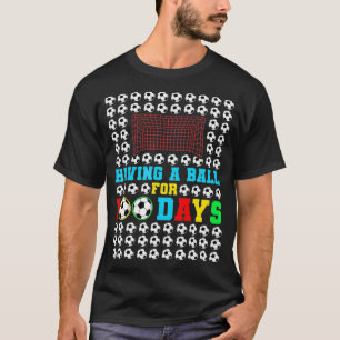 Camiseta Tener Una Pelota Durante 100 Días De Fútbol Infant