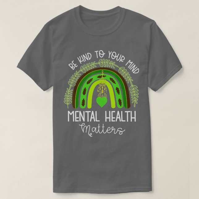 Camiseta Tenga Amabilidad Con Su Mente Concienciación En Sa (Diseño del anverso)