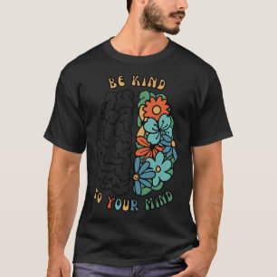 Camiseta Tenga Amabilidad Con Su Mente Retro Green Mental H