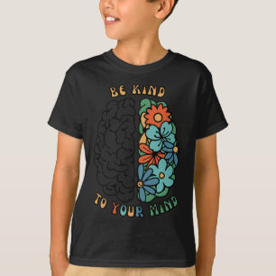 Camiseta Tenga Amabilidad Con Su Mente Retro Green Mental H