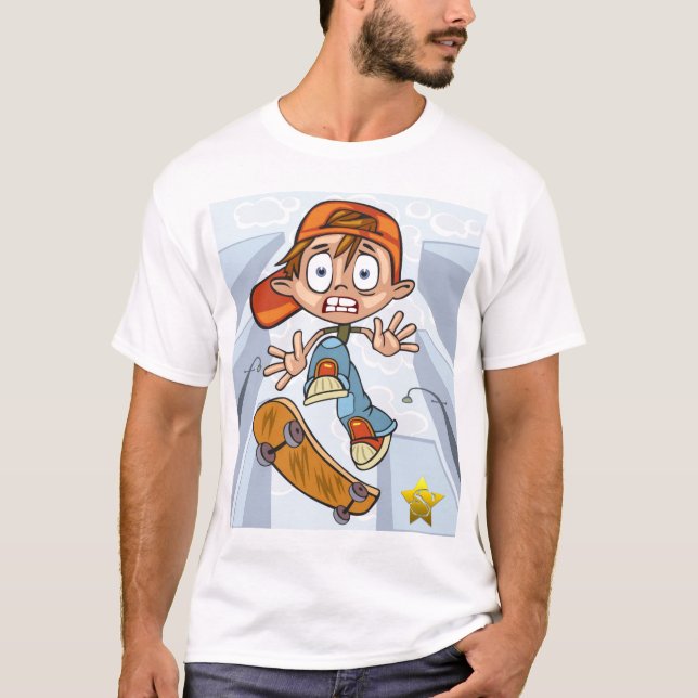 Camiseta ¡Tenga cuidado! (Anverso)