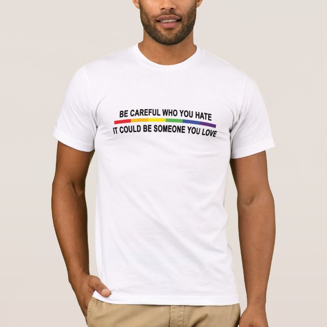 Camiseta Tenga Cuidado Con Quien Odio (Anverso)