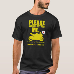Camiseta Tenga cuidado por favor - la conciencia 2013 de la