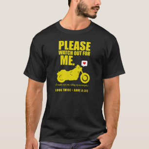 Camiseta Tenga cuidado por favor - la conciencia 2013 de la