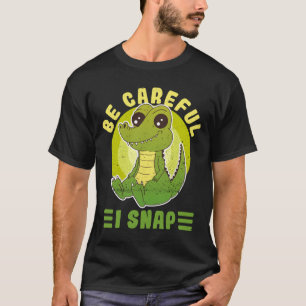 Camiseta Tenga Cuidado - Yo Agarro - Cuto Cocodrilo Alligad
