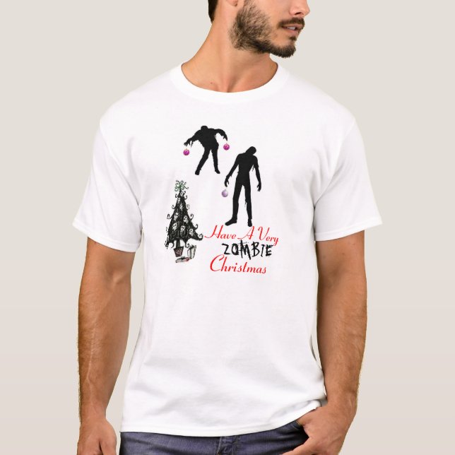 Camiseta Tenga navidad mismo de un ZOMBI (Anverso)
