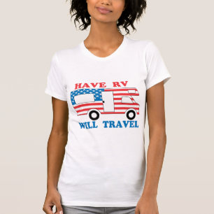 Camiseta Tenga rv viajará América