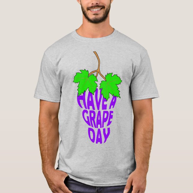 Camiseta Tenga un día de la uva (Anverso)