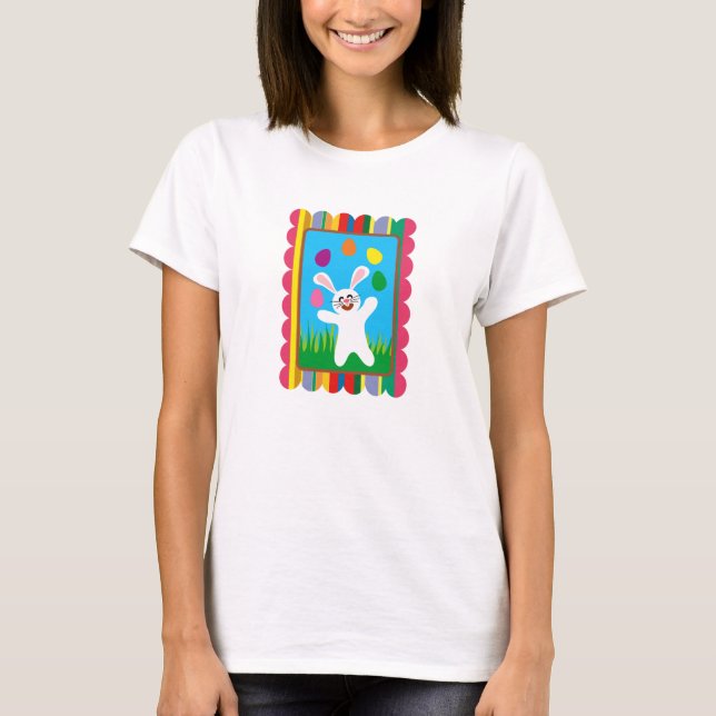 Camiseta ¡Tenga un Eggtraordinary Pascua! (Anverso)