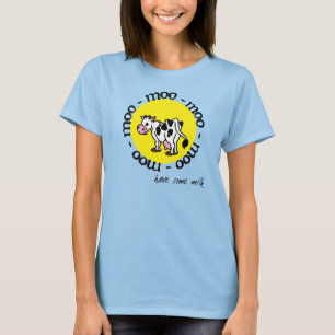 Camiseta Tenga un poco de leche - quemadura femenina cabida