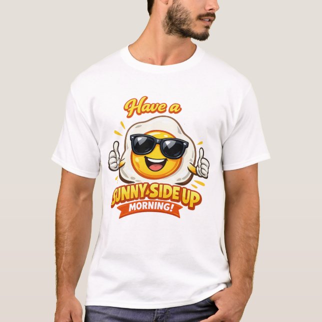 Camiseta Tenga una mañana soleada (Anverso)