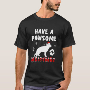 Camiseta Tenga una Navidad con garra divertido San Pastor A