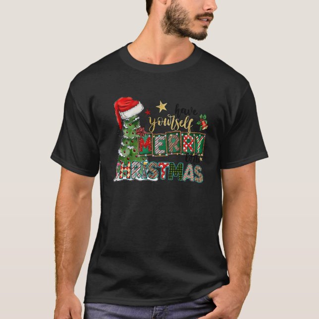 Camiseta Tengan a sus Navidades más pequeños, Feliz Navidad (Anverso)