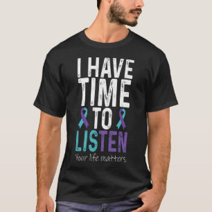 Camiseta Tengan Tiempo De Escuchar - Conciencia Sobre La Pr