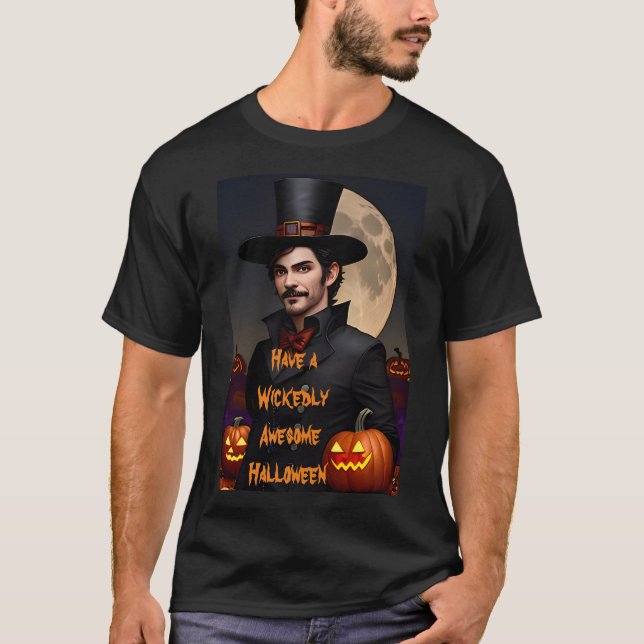 Camiseta Tengan un Halloween perversamente increíble los br (Anverso)