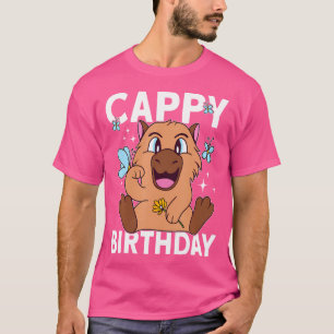 Camiseta Tengo 10 Bday Capybara 10 Años Capibara