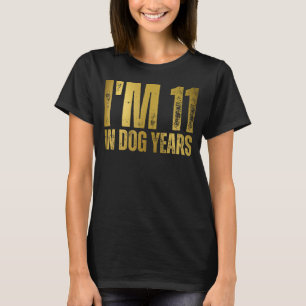 Camiseta Tengo 11 años en los años 77 de cumpleaños 77 años