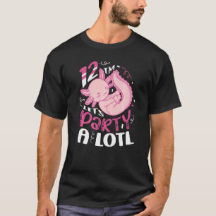 Camiseta Tengo 12 años, Fiesta A Lotl Axolotl