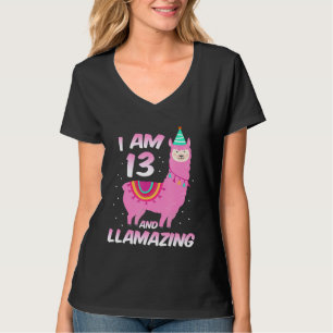 Camiseta Tengo 13 Años Y Llamo A Llama 13 Años