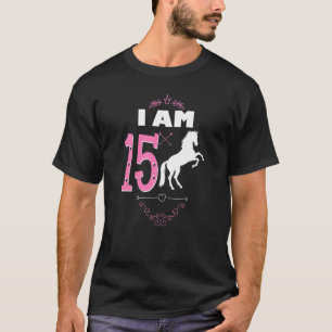 Camiseta Tengo 15 Años De Edad Caballo De Granja Matchi