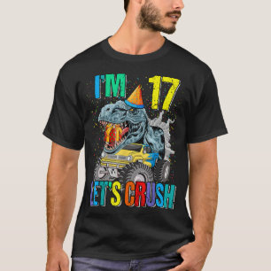 Camiseta Tengo 17 años, aplastemos el dinosaurio de los cam