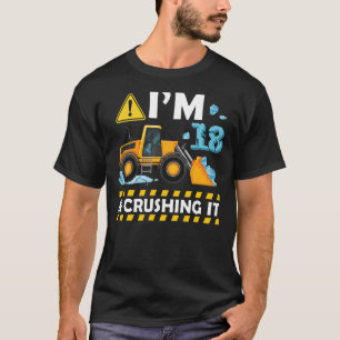 Camiseta Tengo 18 años y cavé la excavadora 18