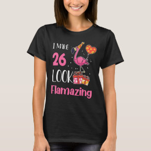 Camiseta Tengo 26 Años Flamante Flamingo 26