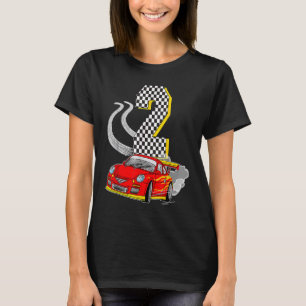 Camiseta Tengo 2 años de edad Carreras Coche niño de la tri