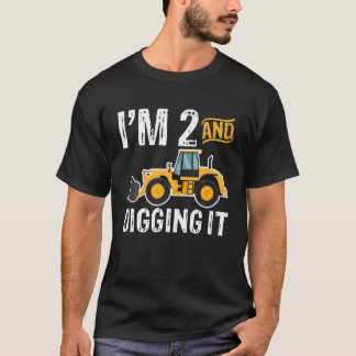 Camiseta Tengo 2 años y lo cavé 2 años de nacimientos niños