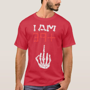 Camiseta Tengo 39 dedos medio 40 cumpleaños Im 39 más mitad