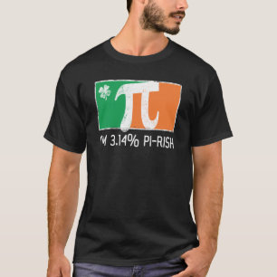 Camiseta Tengo 3 14 Pi Rish St Patrick's Day Bandera irland
