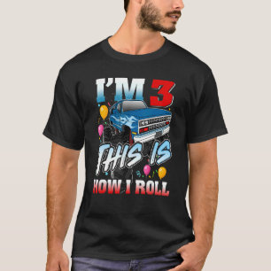 Camiseta Tengo 3 años y así es como hago el tercer cumpleañ