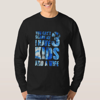 Camiseta Tengo 3 Hijos Y Un Padre De Esposa Papa Pops Padre