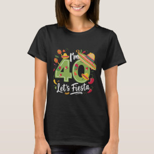 Camiseta Tengo 40 años Fiesta de 40 cumpleaños Cinco De May