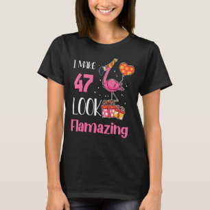 Camiseta Tengo 47 Años Flamante Flamingo 47