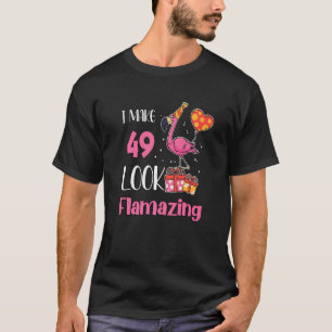 Camiseta Tengo 49 Años Flamante Flamingo 49