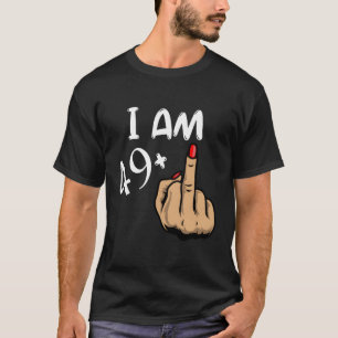 Camiseta Tengo 49 Años Más Dedo Medio 50