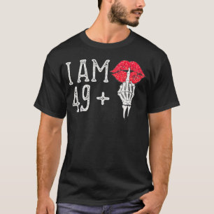 Camiseta Tengo 49 Más 1 Cero De Dedo Medio Gracioso 50 Años