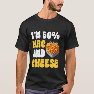 Camiseta Tengo 50 Mac y queso Pasta Americana Macaroni