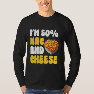Camiseta Tengo 50 Mac y queso Pasta Americana Macaroni
