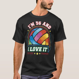 Camiseta Tengo 56 años y me encanta el voleibol deportivo 5