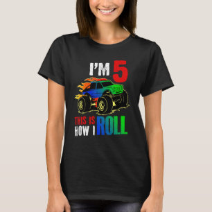 Camiseta Tengo 5 años y así es como rollo el coche del cami
