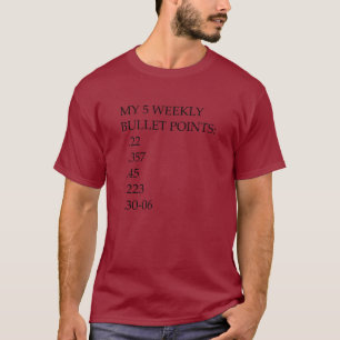 Camiseta Tengo 5 puntos semanales aquí