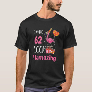 Camiseta Tengo 62 Años Flamante Flamingo 62
