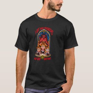 Camiseta Tengo 666 Problemas  Ateísta Cabra Satánica Baphom
