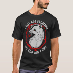 Camiseta Tengo 666 Problemas Pero Dios No.