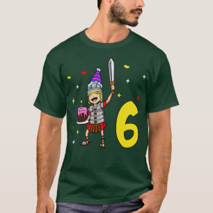 Camiseta Tengo 6 años con niños de Centurion y 6 años