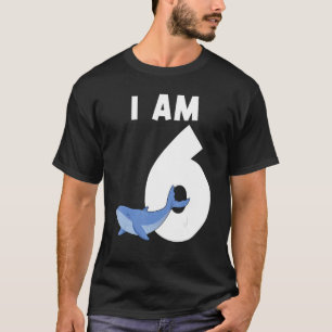 Camiseta Tengo 6 Años De Ballena Azul